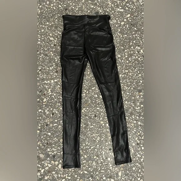 SPANXshape™ Faux Leather Leggings - Picture 2 of 5